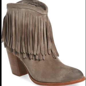 Frye’s Fringe Bootie brand new- perfect for Coachella